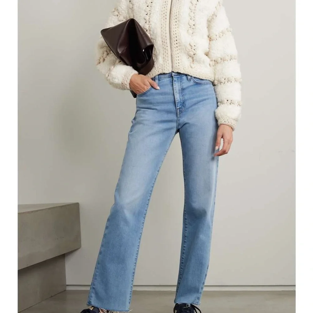 FRAME
Pom pom-embellished crochet-trimmed wool cardigan - Picture 5 of 7